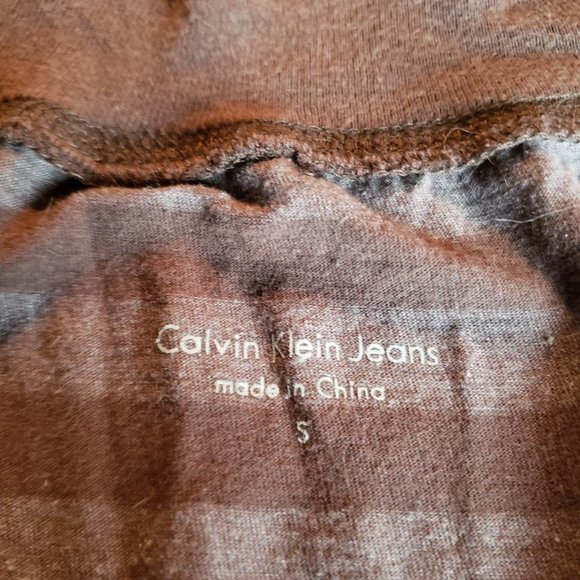 Calvin Klein V-neck capped sleeve stretch top - Picture 1 of 5